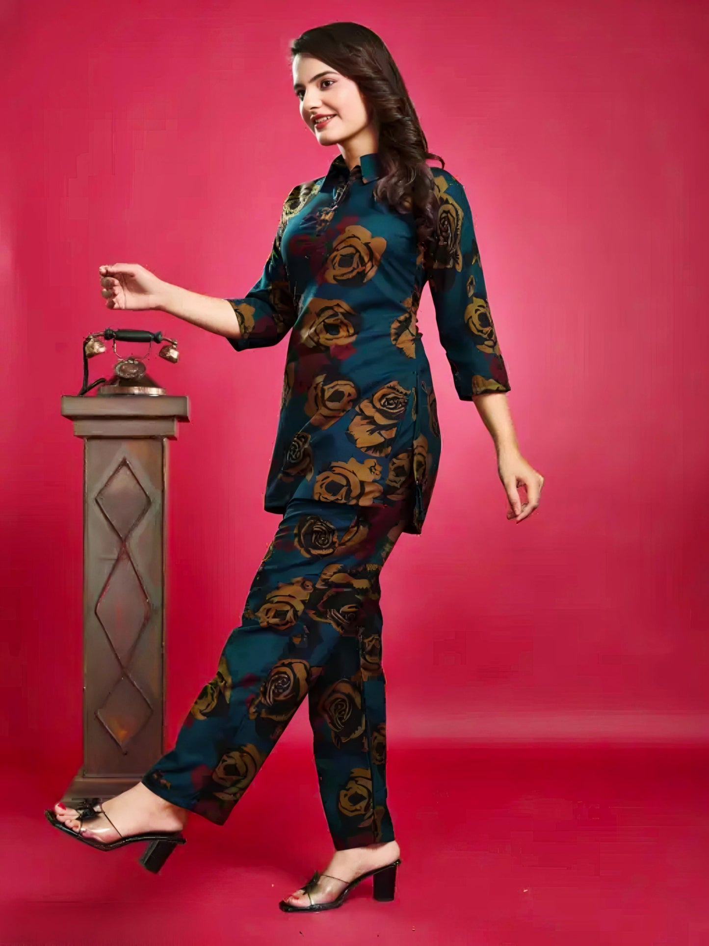 Floral Printed Co-Ord Set for Women – Stylish & Comfortable