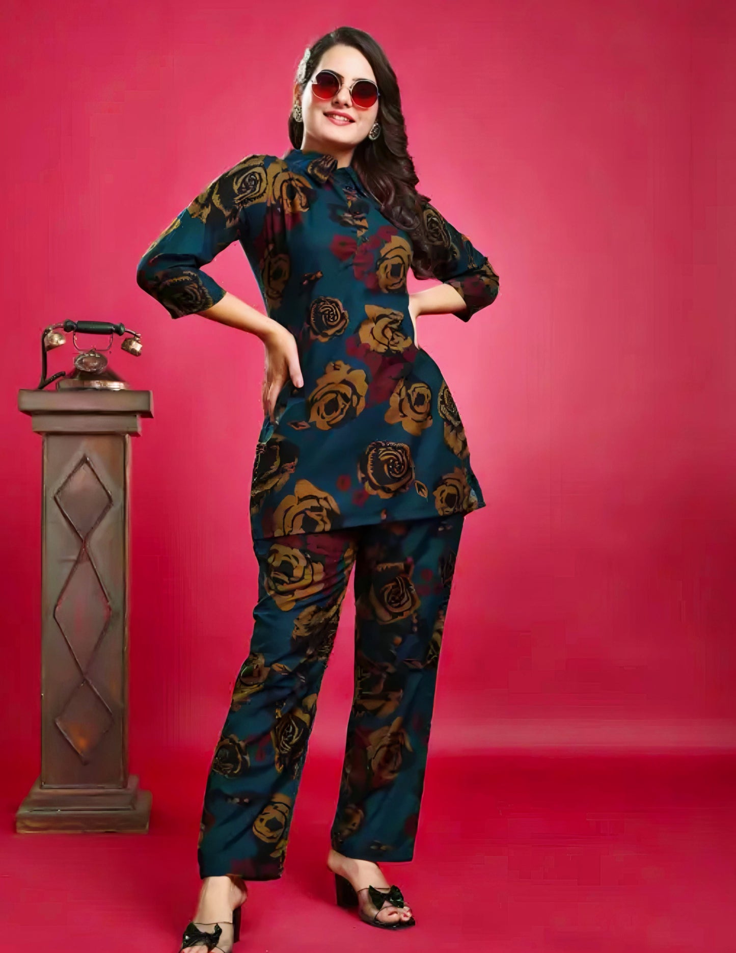 Floral Printed Co-Ord Set for Women – Stylish & Comfortable